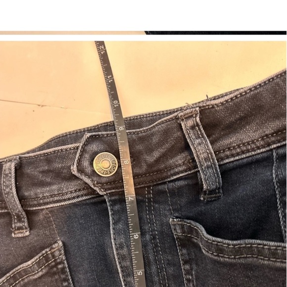 Free People Ivy Jeans Skinny Released Hem 9” Rise Navy 26 - Picture 5 of 11